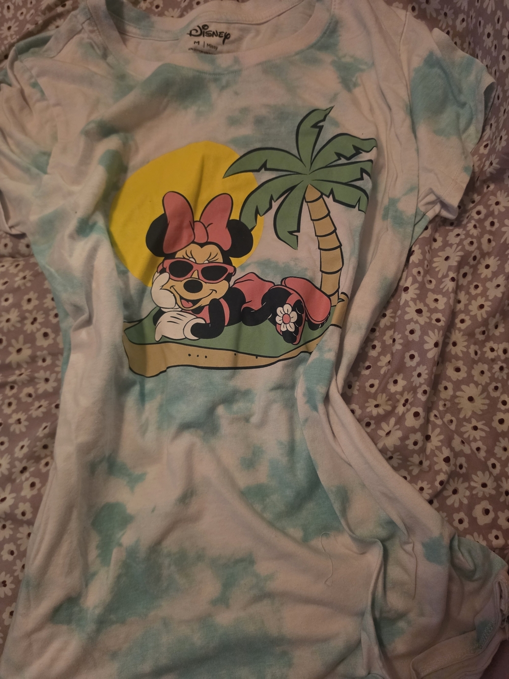 Disney Minnie Mouse on the Beach Tie-Dye T-Shirt